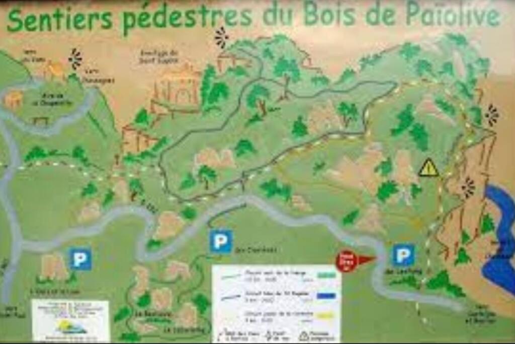 La O'Liso Gorges De L'Ardeche Villa Salavas Luaran gambar