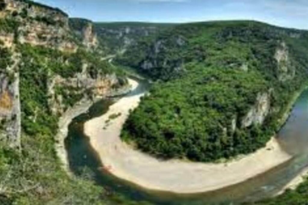 La O'Liso Gorges De L'Ardeche Villa Salavas Luaran gambar