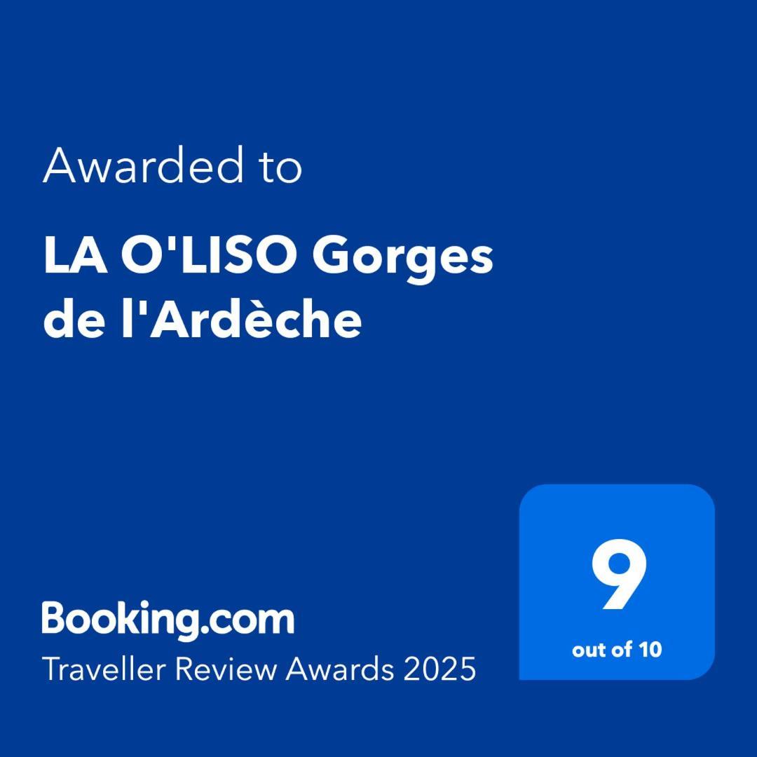 La O'Liso Gorges De L'Ardeche Villa Salavas Luaran gambar